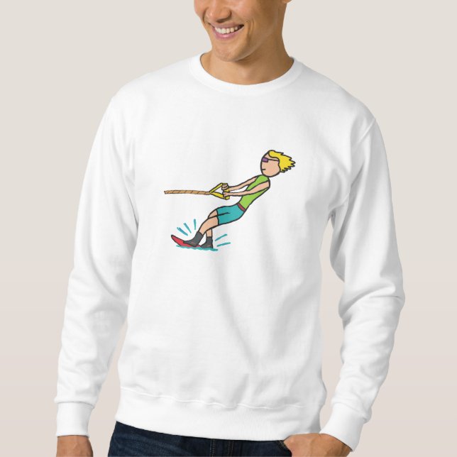 Wasserskilauf Sweatshirt (Vorderseite)