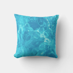 Wasserspass im Pool   Blau   Kissen