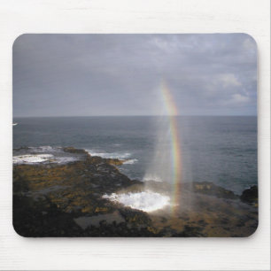 Wasserspass mit Regenbogen Mousepad