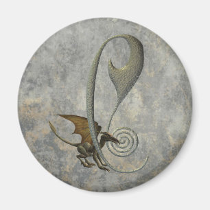 Wasserspeier-Monogramm C Magnet