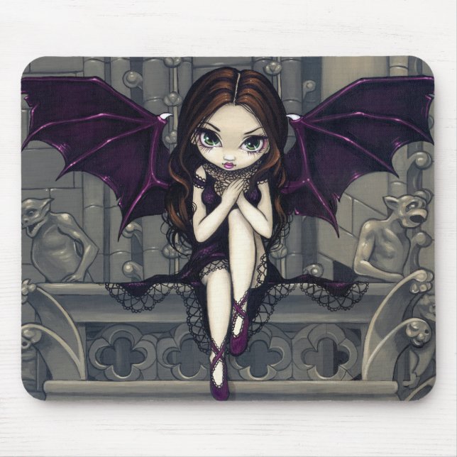 "Wasserspeier von Notre Dame" Mousepad (Vorne)