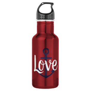 Wassersport-ANCHOR-LIEBE Edelstahlflasche
