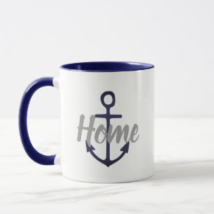 Wassersport + ANCHOR-ZUHAUSE   Tasse