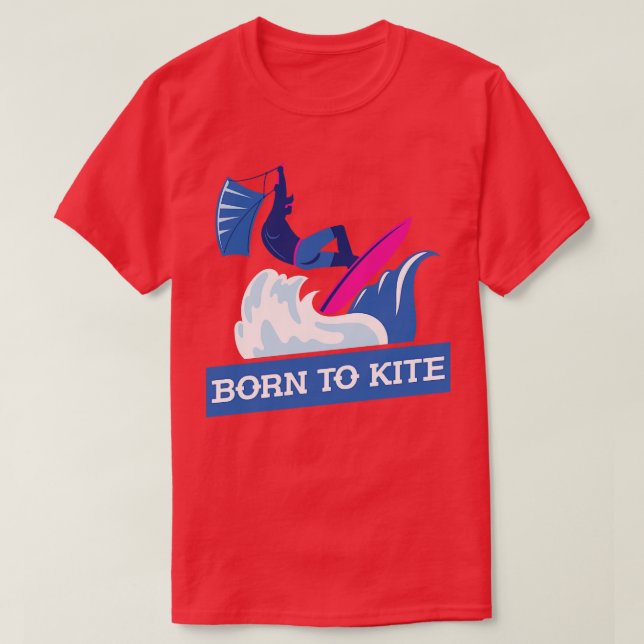 Wassersport Funny Kiteboarder Geschenk Kitesurfen T-Shirt (Design vorne)