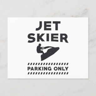 Wassersport Jet Ski Jet Skifahren Nur Parken Wasse Postkarte