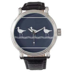 Wassersportler der Nautic Marine Blue White Sand P Armbanduhr