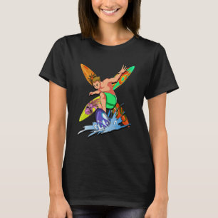 Wassersportsurf Surfboard Wellen Surfbrett Surfboa T-Shirt