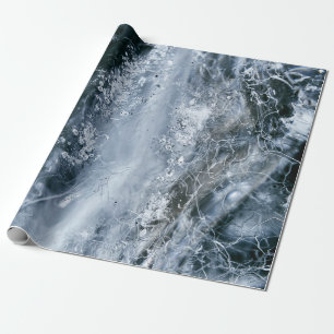 Wasserspritze auf weißem Grund Geschenkpapier