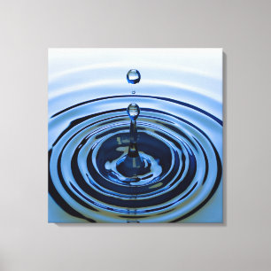 Wasserspritzer 4 leinwanddruck