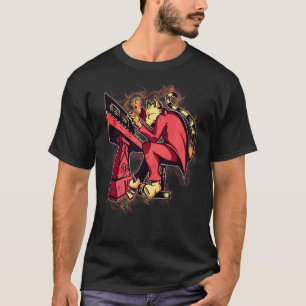 Wasserspritzer Katze spielt Klavier T-Shirt