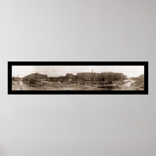 Wasserstadt, NY Foto 1909 Poster (Vorne)