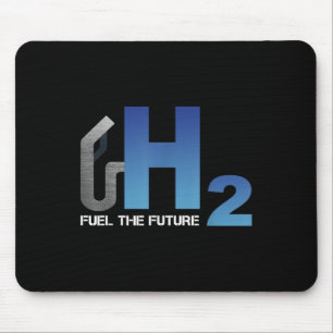 Wasserstoff-H2-Energie-Umweltschutz-Motorrad Mousepad