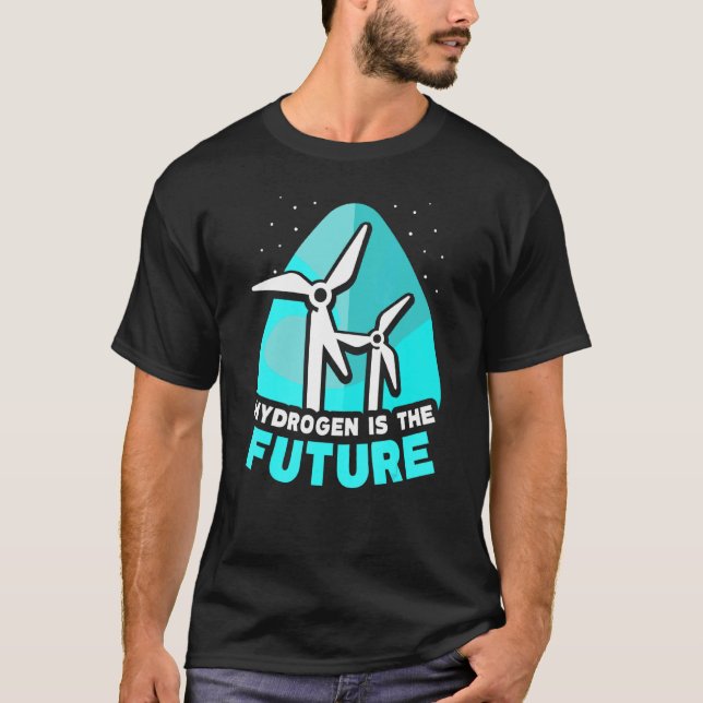 Wasserstoff ist die zukünftige Hybrid-Periodic-Ene T-Shirt (Vorderseite)