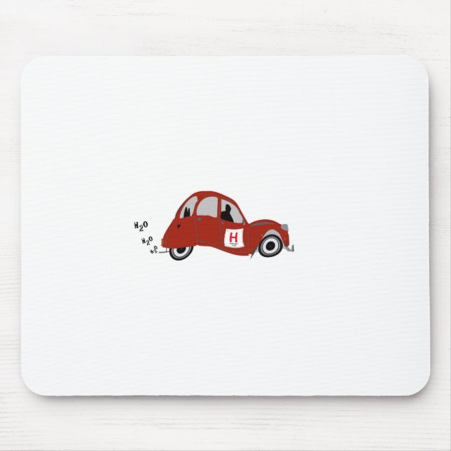 wasserstoffbetriebenes Fahrzeug Mousepad (Vorne)
