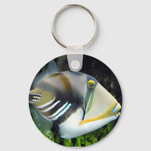 Wasserszenen lösen Fische aus Schlüsselanhänger