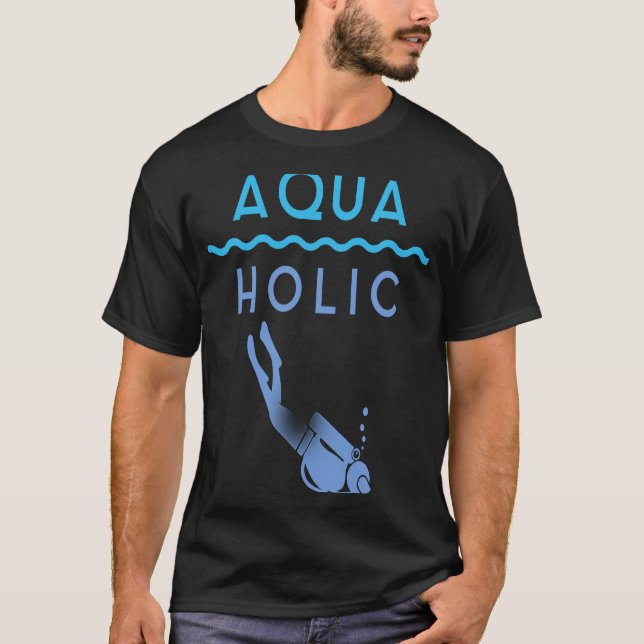 Wassertauchen T-Shirt (Vorderseite)