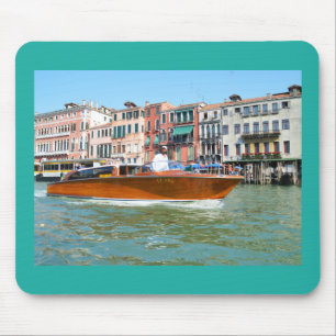 Wassertaxi in Venedig Mousepad