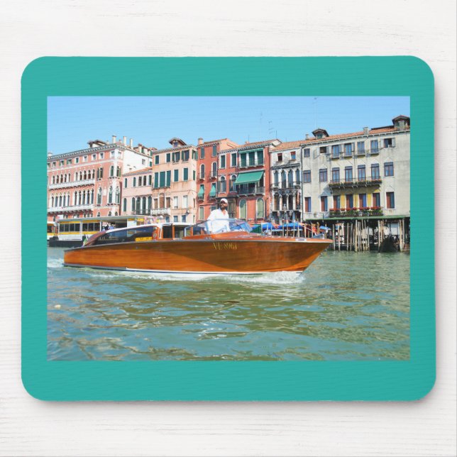 Wassertaxi in Venedig Mousepad (Vorne)