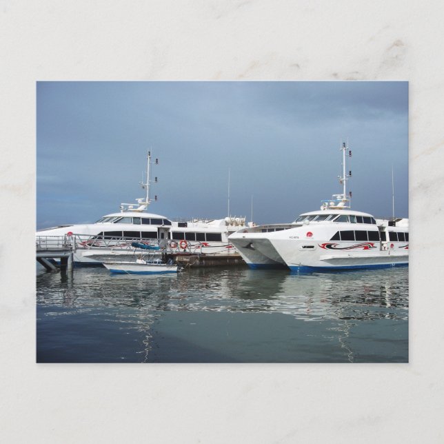 Wassertaxi Terminal, San Fernando, Trinidad Postkarte (Vorderseite)