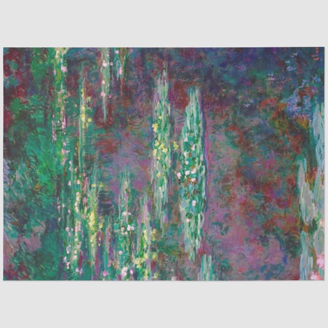 Wasserteich, Monet Seidenpapier (Vorderseite)