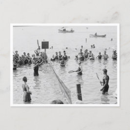 WasserTennis Postkarte