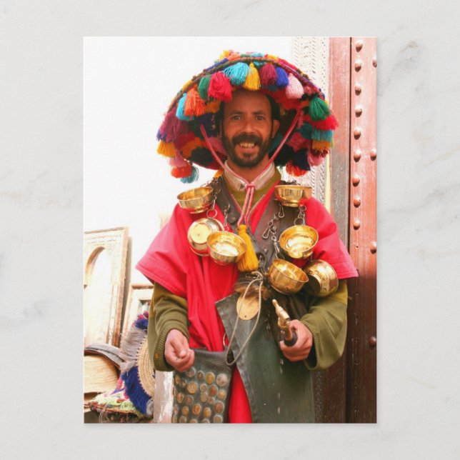 Wasserträger - Marrakesch Postkarte (Vorderseite)