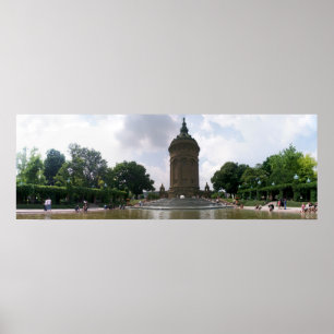 Wassertraum Mannheim, Deutschland Poster