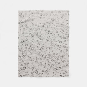 Wassertröpfchen Fleecedecke