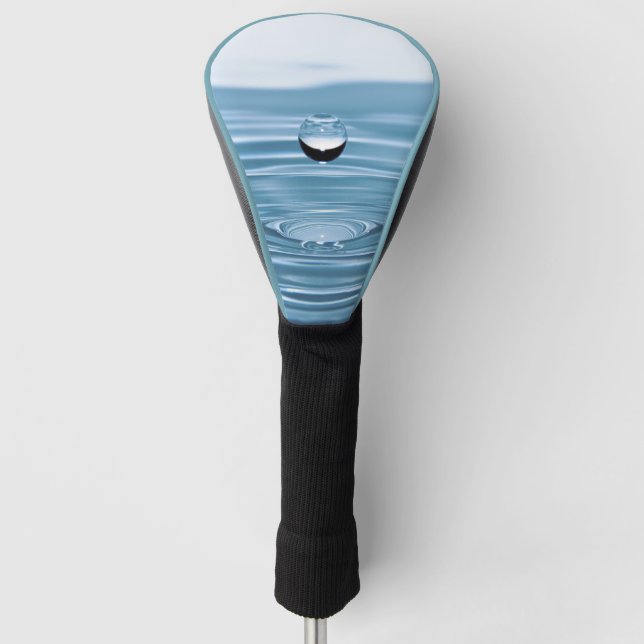 Wassertröpfchen in Wassertreiber Beste Golf Headcover (Vorderseite)