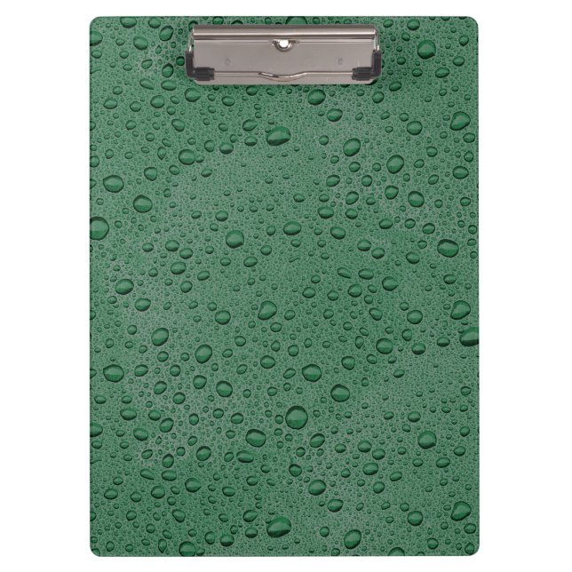 Wassertröpfchen Klemmbrett (Vorderseite)