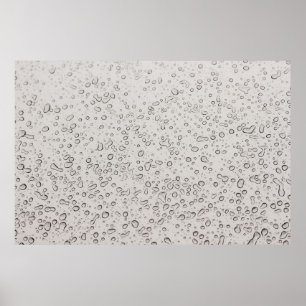 Wassertröpfchen Poster