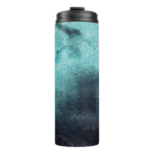 Wassertropfen an Glasfenstern Thermosbecher