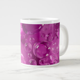 Wassertropfen auf einer Blume, Kalifornien Jumbo-Tasse