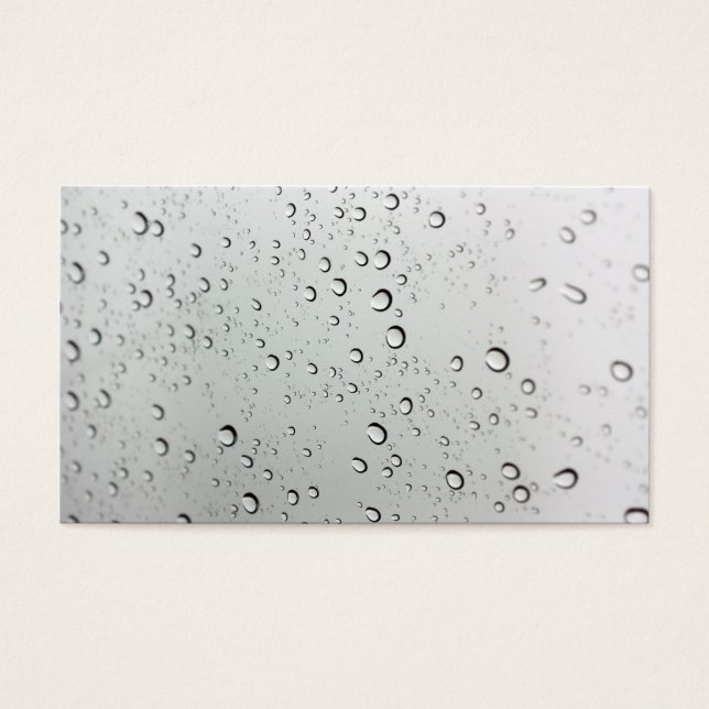 Wassertropfen auf Glas (Vorderseite)