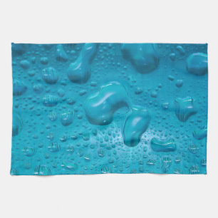 Wassertropfen auf Glas:- Handtuch