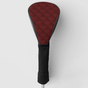 Wassertropfen auf Krimsonmetall Golf Headcover