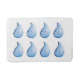 Wassertropfen Bath Mat Badematte