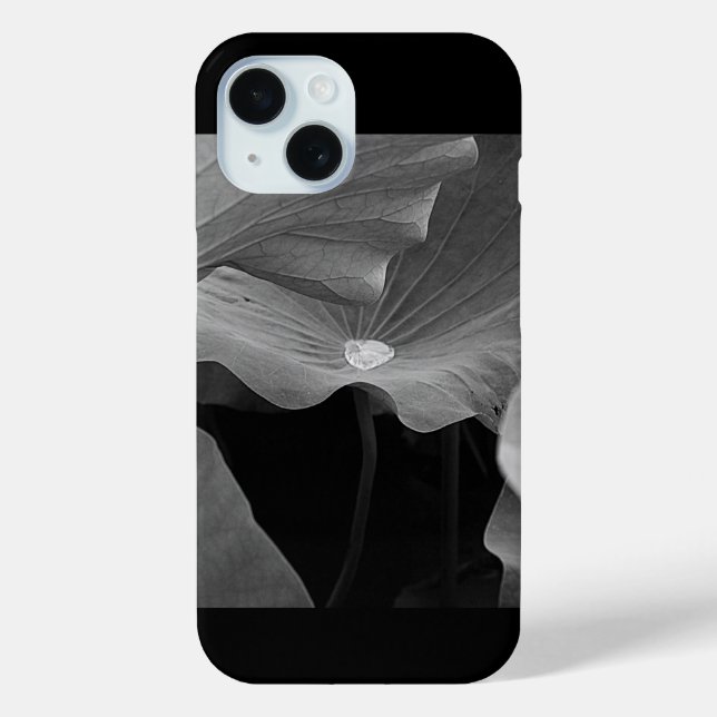 Wassertropfen, die auf Lotus-Blätter landen Case-Mate iPhone Hülle (Rückseite)