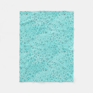 Wassertropfen Fleecedecke