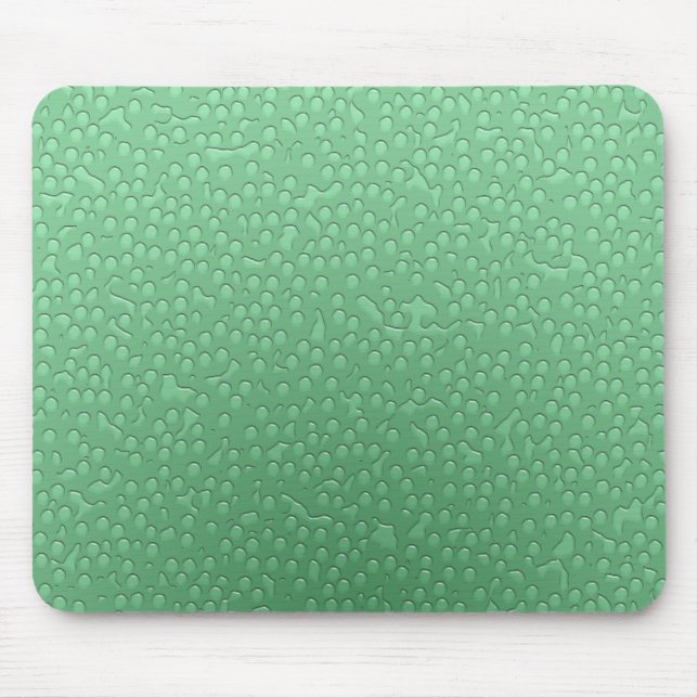 Wassertropfen - grün mousepad (Vorne)