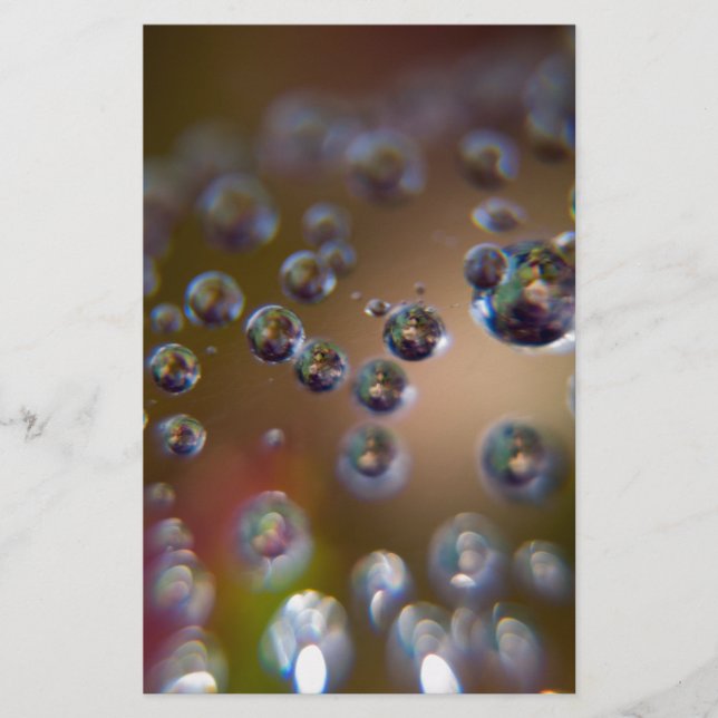 Wassertropfen in Bewegung Briefpapier (Vorderseite)