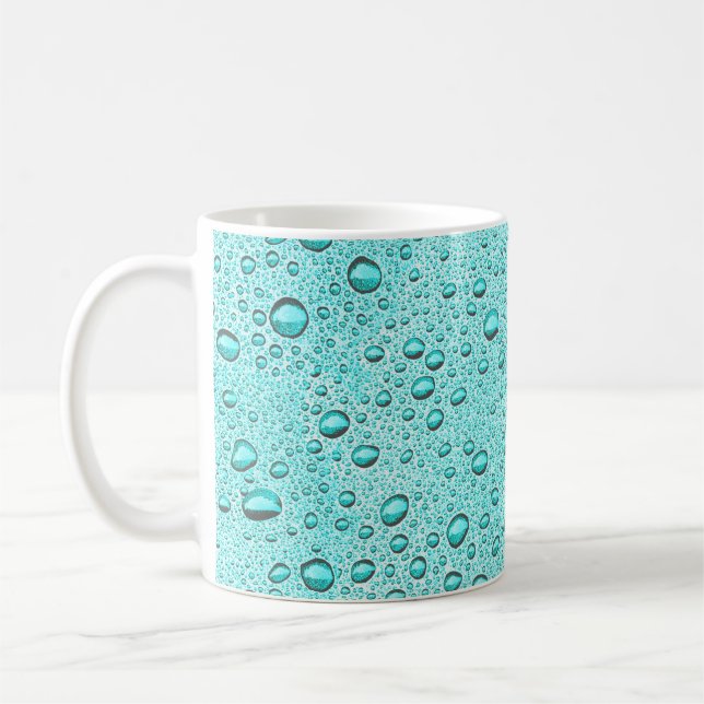 Wassertropfen Kaffeetasse (Links)