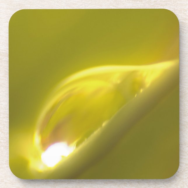 Wassertropfen Kork Untersetzer 3 (Vorderseite)