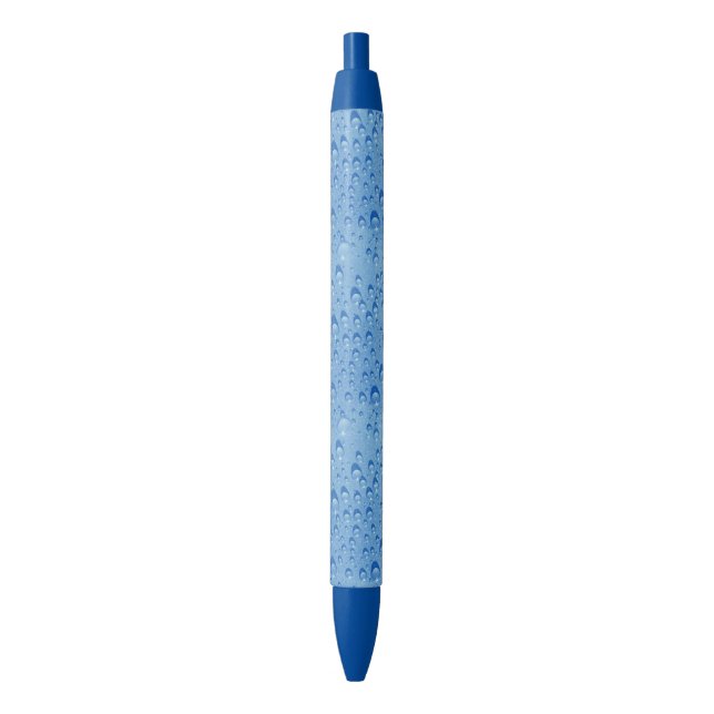 Wassertropfen Moderne elegante Vorlage Trendy Kugelschreiber (Vorderseite Vertikal)