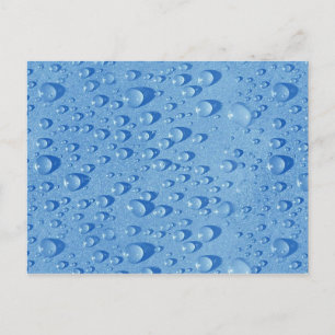 Wassertropfen Postkarte