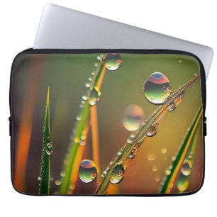 Wassertropfen Ruhe Stille Natur Friedlicher Zen Laptopschutzhülle