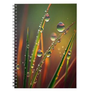 Wassertropfen Ruhe Stille Natur Friedlicher Zen Notizblock