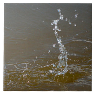 Wassertropfen Splash-Rippeln Tropfen Tile Fliese