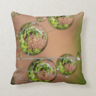 Wassertropfenreflektion Kissen