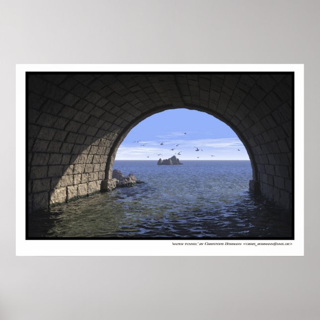 Wassertunnel Poster (Vorne)